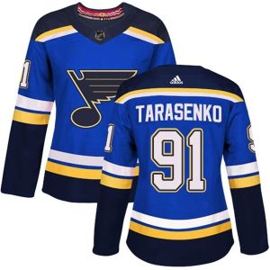 Damen St. Louis Blues Trikot Vladimir Tarasenko 91 Blau Authentic